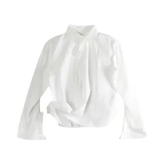 Yohji Yamamoto Dames, Blouses & Shirts, Wit, Maat: S
