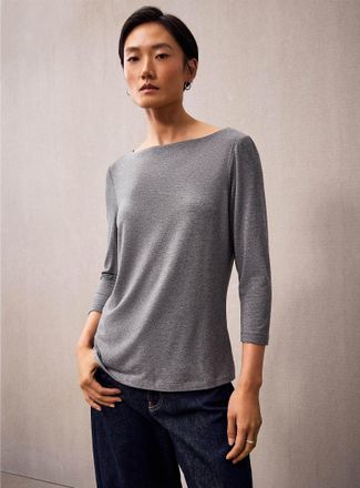 Contemporaine Womens 3/4-sleeve soft T-shirt