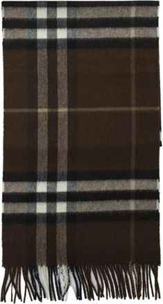 Burberry Luxe Zwarte Kasjmier Sjaal Aw 25 - Heren - Wintersjaals - Zwart - ONE Size - Kasjmier - Accessoires