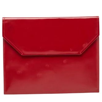 Bally Pre-owned Clutches, female, Red, Size: ONE SIZE Pre-owned Leather clutches