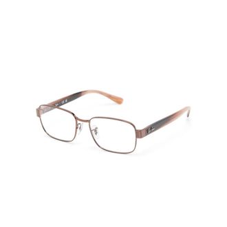 Ray-Ban Glasses, unisex, Brown, Size: 56 MM Rb6529 3182 Eyeglasses