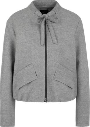 Marc Cain Knitted in Germany Jacket - Dames - Zomerjassen - Grijs - XL - Jassen