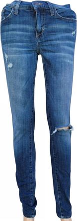 Joe's Womens Vintage Reserve Distressed Jean In Blue