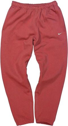 Nike NRG Solo Swoosh Fleece Pant - Heren - Trainingsbroeken - Rood - XL - Katoen - Fitness
