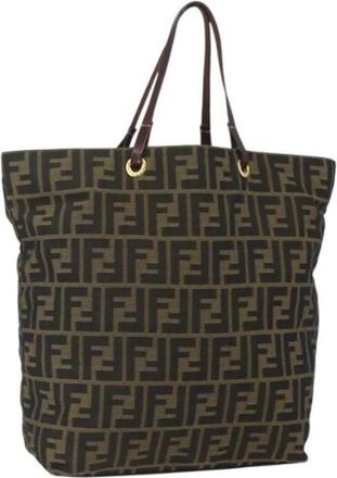 Fendi Pre-owned Vintage Tote Bag - Dames - Vintage Shopper - Bruin - ONE Size - Vintage