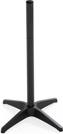 Oviala Pata de mesa de aluminio gris para comer de pie