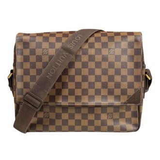 Louis Vuitton Damier Brown Damier Canvas Handbag Shoulder Bag (Pre-Owned)