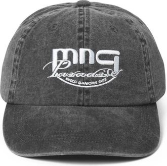 Mads Norgaard Accessoires, Dames, Zwart, ONE Size, Katoen, Zwart Gewassen Baseballpet Accessoire