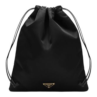 Prada Backpacks, female, Black, Size: ONE SIZE Black Accessories. Small Portable Organizer