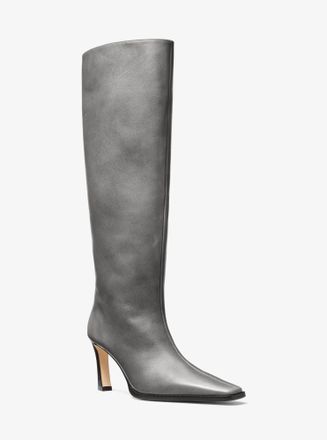 Michael Kors Darrah Burnished Leather Boot