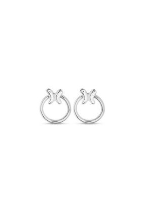 UNOde50 Butterfly Swing Hoops in Silver at Nordstrom