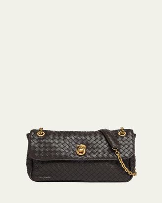 Bottega Veneta Madison Intrecciato Leather Shoulder Bag