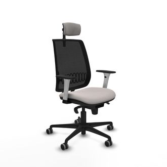 Piqueras y Crespo Silla De Oficina Piqueras Y Crespo Alares Blanco C&oacute;moda Ajustable