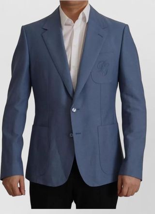 Dolce & Gabbana linen single breasted blazer