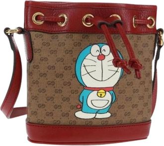 Gucci Pre-owned Vintage Bucket Bag - Dames - Vintage Tas - Beige - ONE Size - Vintage