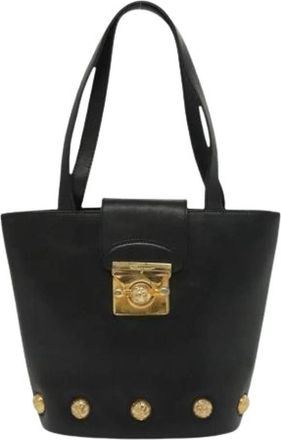 Ferragamo Pre-owned Bucket Bag - Dames - Vintage Tas - Zwart - ONE Size - Leer - Vintage