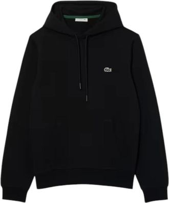 Lacoste Heren, Sweatshirts & Hoodies, Zwart, Maat: M Katoen