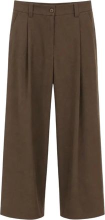 8pm Pantaloni a gamba larga Marigold - - Trousers - Donna - Marrone - S