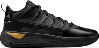 Nike Air Jordan Max Aura 7 leren basketbalschoenen voor heren (Zwart/Goud)