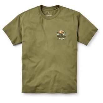 Passenger Laidback Recycled Cotton Relaxed T-Shirt T-Shirt f&uuml;r Herren | khaki