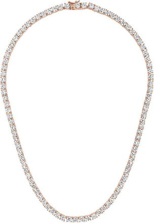 Genevive 14K Rose Gold Vermeil Cz Necklace