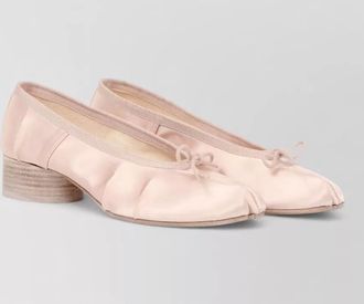 Maison Margiela satin tabi ballerina shoes