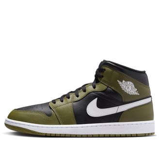 Nike Jordan Air Jordan 1 Mid Black Medium Olive DQ8426-092