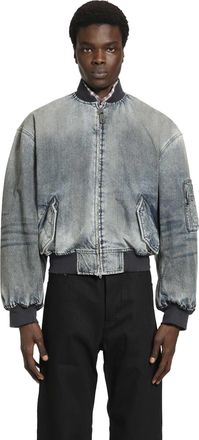 Balenciaga Standard Denim Bomber Jacket