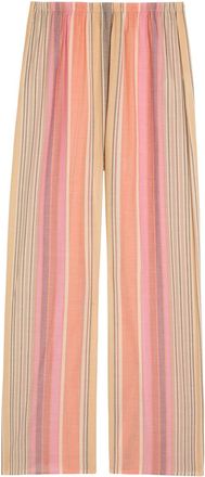 Faithfull The Brand Jensen Striped Cotton Trousers - Multicoloured - S (UK8-10 / S)
