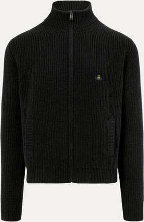 Vivienne Westwood Fisherman Zip-up Merino Wool / Cashmere Black XL Men