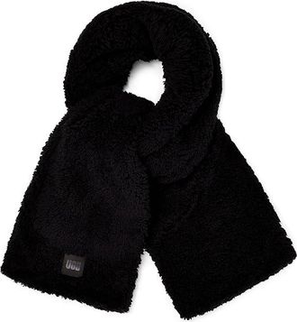 UGG Sherpa Oversized Womens Scarf Black, Polyester