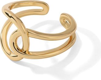 Miranda Frye Celine Open Ring in Gold at Nordstrom, Size Medium