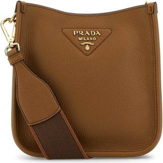 Prada Caramel Leather Crossbody Bag