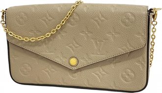 Louis Vuitton Tourterelle Chain/Shoulder Wallet (Pre-Owned)