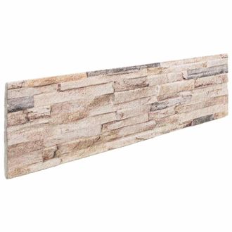 vidaXL Paneles De Pared 10 Pcs Y Rojo 100 X 25 Cm Espuma Eps Vidaxl