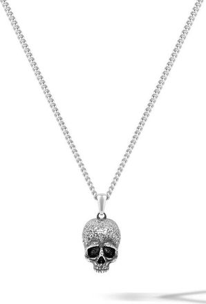 Vincero Mens Memento Mori Necklace in Silver at Nordstrom