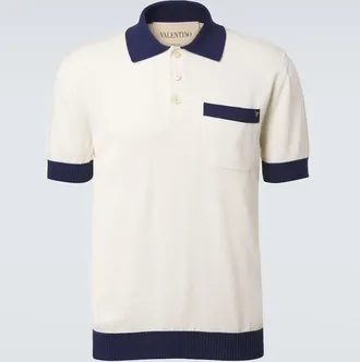 Valentino VGold cotton polo shirt