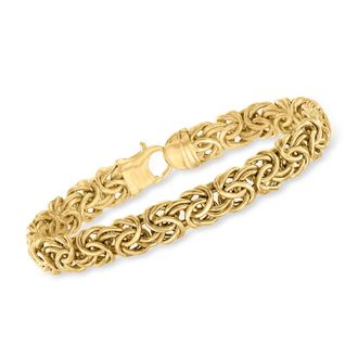 Canaria Canaria 10kt Yellow Gold Medium Byzantine Bracelet