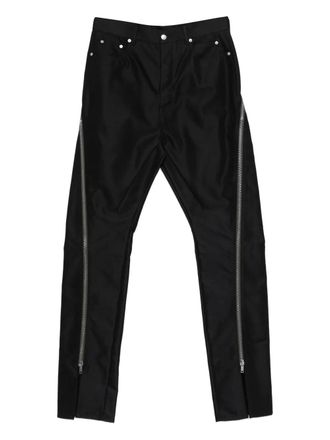 Rick Owens Bolan Banana zip-detail trousers - Black
