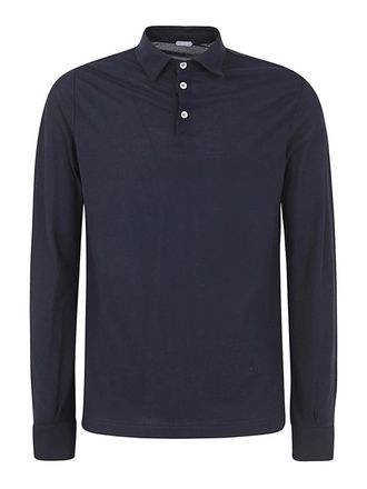 Zanone Cotton long sleves polo