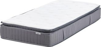 Beliani Gel Memory Foam Pocket Spring Mattress PLEASANT H2/3 Medium 90 x 200 cm (EU Single)