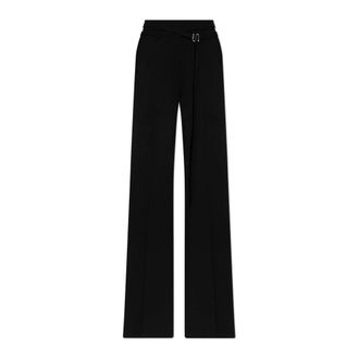 Sportmax Sportmax, Wide Trousers, female, Black, Size: 2XS Cera Trousers