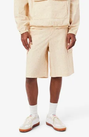 Lacoste Cotton Bermuda Shorts in Naturel Clair at Nordstrom, Size 40