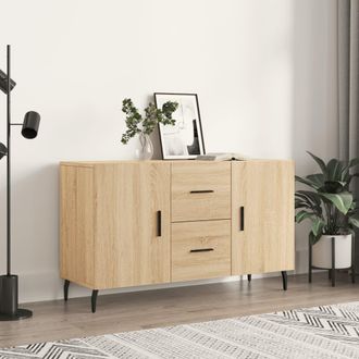 vidaXL Aparador De Madera De Ingenier&iacute;a Roble Sonoma 100x36x60 Cm Vidaxl
