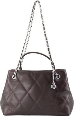 Tory Burch Fleming Small Carryall - - Bags - Donna - Marrone - ONE SIZE