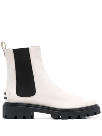 Tod's rubber-stud Chelsea boots - White