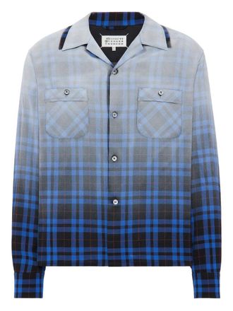Maison Margiela Mens Shirts Blue