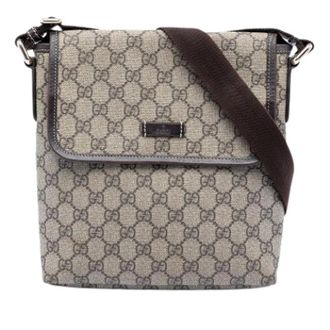 Gucci Pre-owned Cross Body Bags, female, Beige, Size: ONE SIZE Pre-owned Vintage Canvas Crossbody Bag