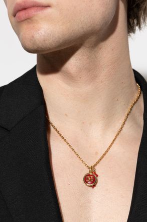 Dolce & Gabbana Necklace With Pendants, Mens, Gold