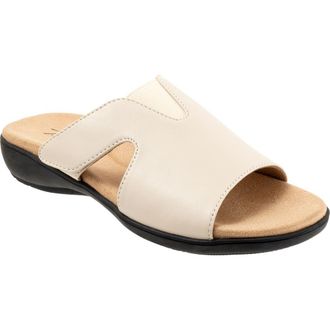 Trotters Roxine 2.0 Slide Sandal - Multiple Widths Available in Ivory at Nordstrom, Size 10.5